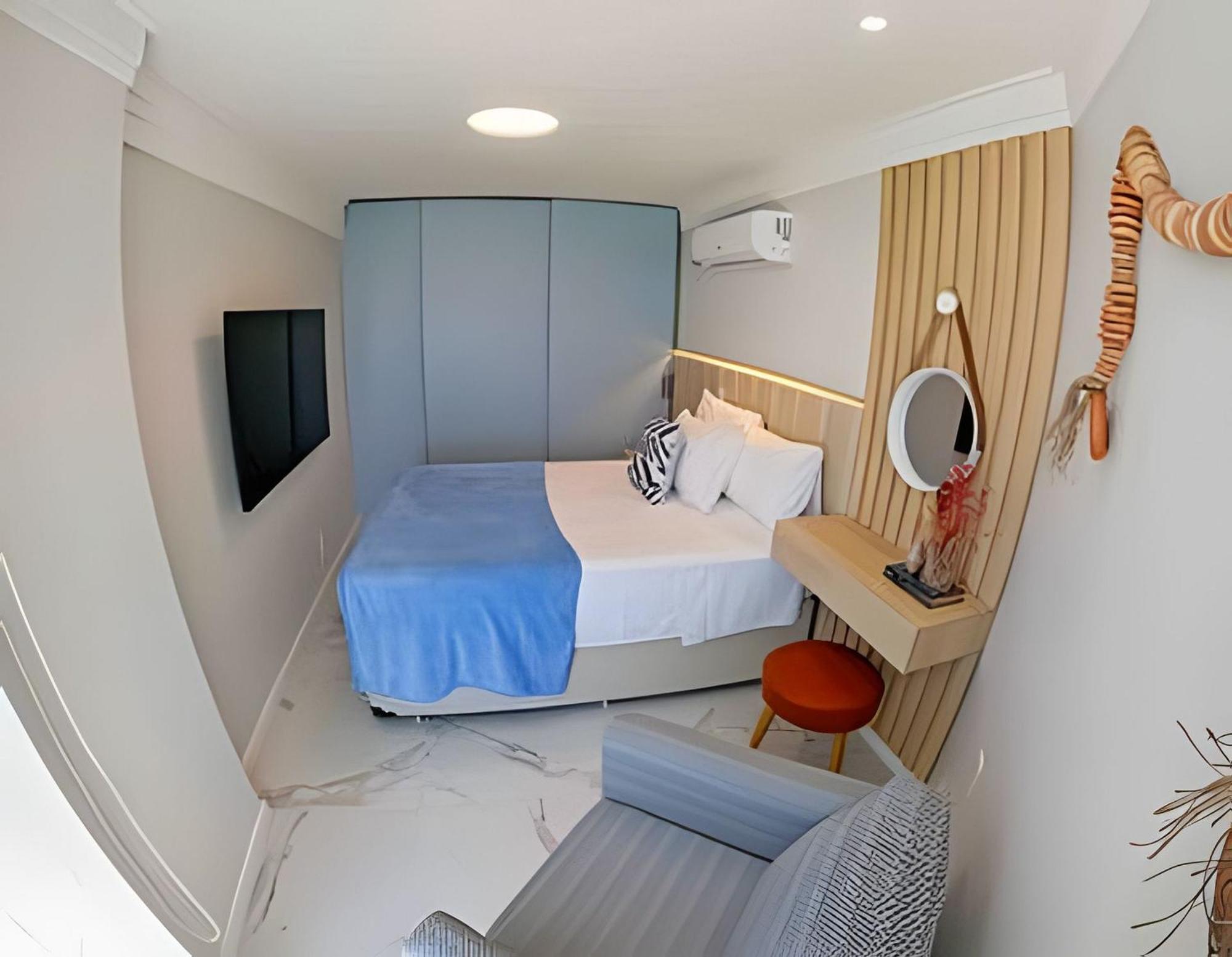 Apartamento Flat Beira Mar Localizado No Radisson Recife